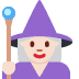 🧙🏻‍♀️ woman mage: light skin tone display on Twitter